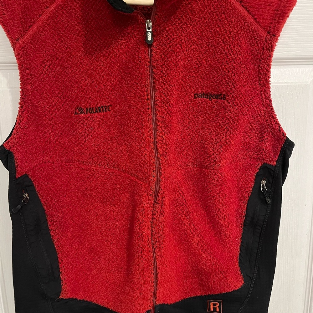 Patagonia Red and Black Vest